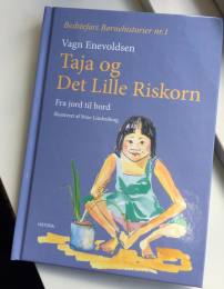 Taja og det lille riskorn børnebog illustration